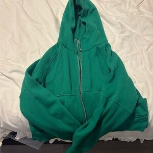lululemon Raceway Green Scuba Hoodie